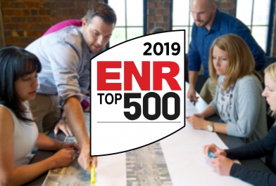 OHM Advisors advances 23 spots on ENR's Top 500 List.