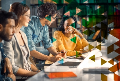 Diversity scholarship branded stock image