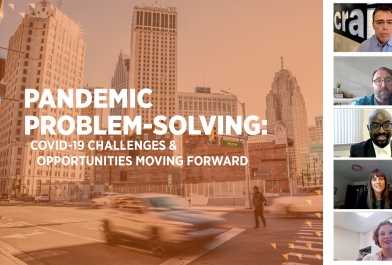 Header graphic for Pandemic Problem Solving webinar