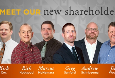 OHM Advisors welcomes six new shareholders to its ownership group.