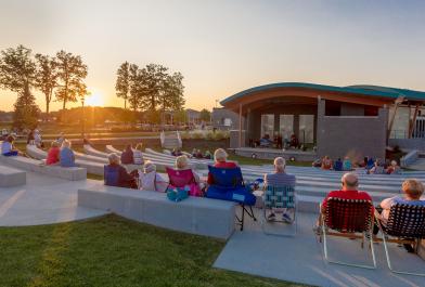 City of Green, Ohio celebrates Central Park grand opening with OHM Advisors.